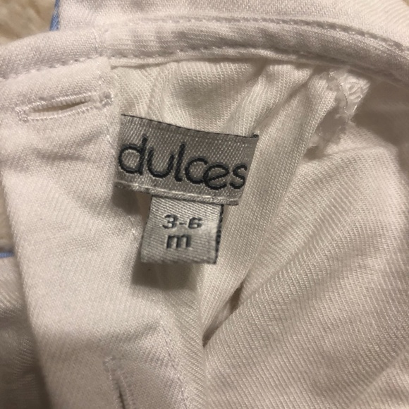 Dulces White and Blue Romper Size 3-6 Months - Picture 8 of 8